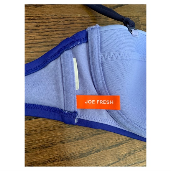 Dual tone purple bathing suit set - Picture 3 of 4